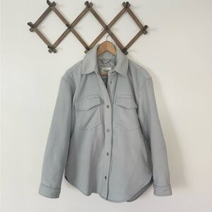Abercrombie & Fitch Light Blue Shacket